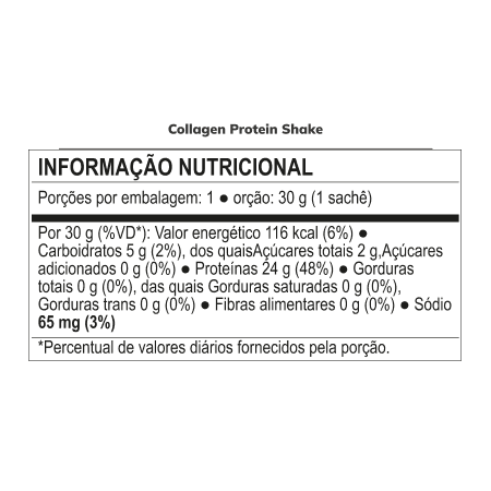 Informações Nutricionais Bone Broth